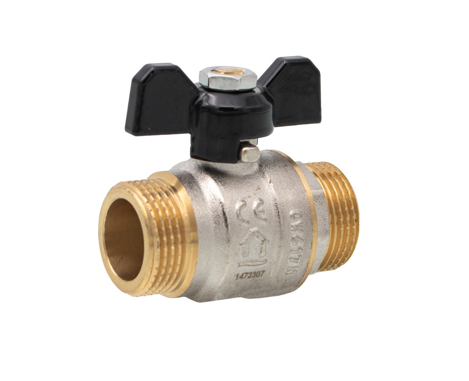 Mosadzný guĺový ventil s motýlom 3/4