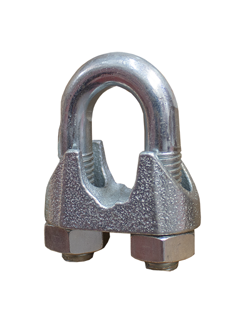 Cable clamping bracket with nut 6MM