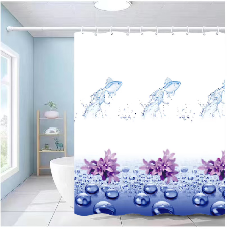 Sprchový záves BLUE WATER 180x200cm